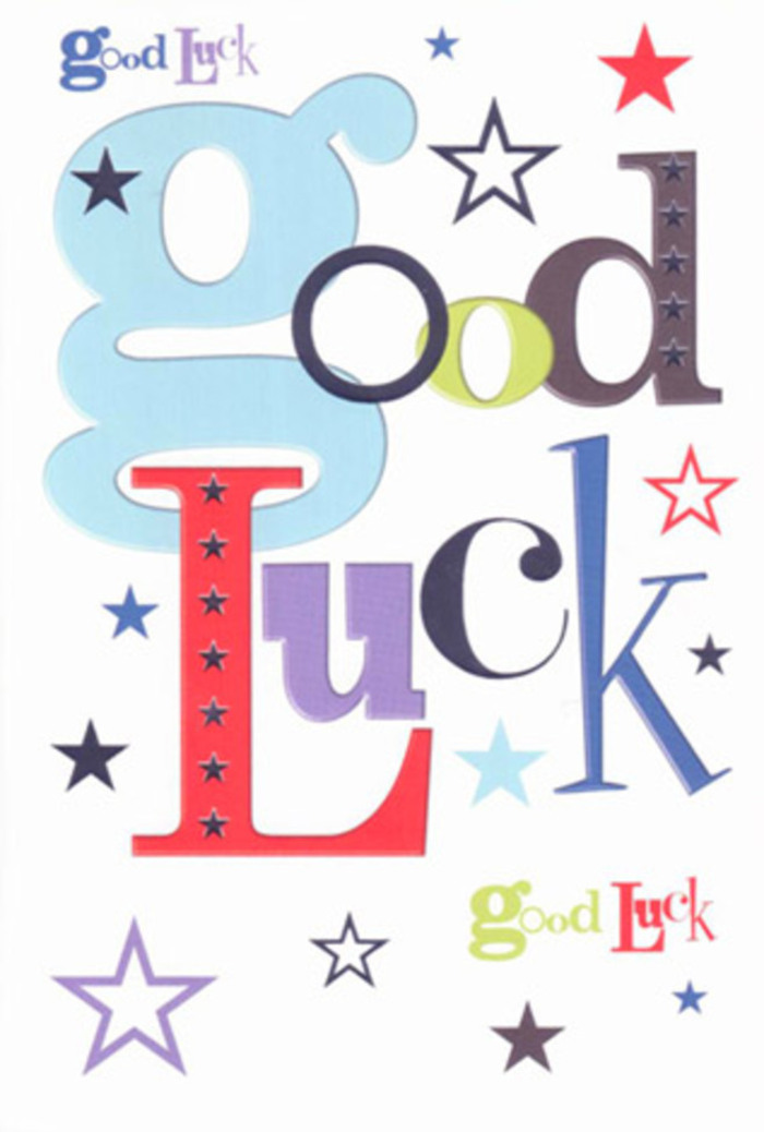 There's a distinct vibrancy in this luck-themed card-a combination of bold typography and whimsical stars that echo the laughter and encouragement so often heard at Barbican's heart. Each oversized letter springs forward in pastel blue, midnight black, exuberant red, and deep green, punctuated by a parade of coloured stars that skip playfully across the field of white. This is a card that visually cheers from the sidelines, its lively fonts and harmonious palette reminiscent of strolls through Postman's Park, where hope lingers on the air. The careful use of white space allows every colour to breathe in a modern, spirited composition, while the smooth, flawless finish feels pleasant and reassuring to the touch-like freshly pressed paper ready for a heartfelt message. The scattered stars conjure the possibility-rich night sky seen from Golden Lane, reminding the recipient that luck is written in both stars and kind intentions. More than just a message, this card is a small talisman-rich with hope, buoyed by a community's support-ideal for marking big steps such as a new job or a creative leap in the Arts Centre. With every detail, it radiates the craftsmanship and care synonymous with our Barbican florists.